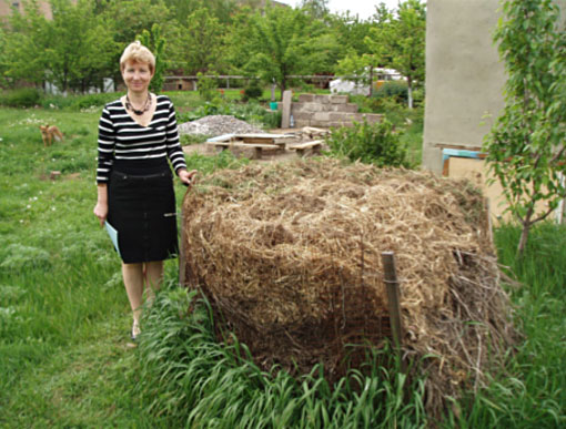 Example of a composting site