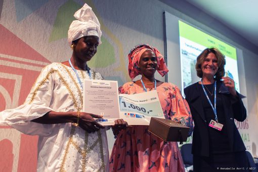 Gender Just Climate Solution Award at COP22
