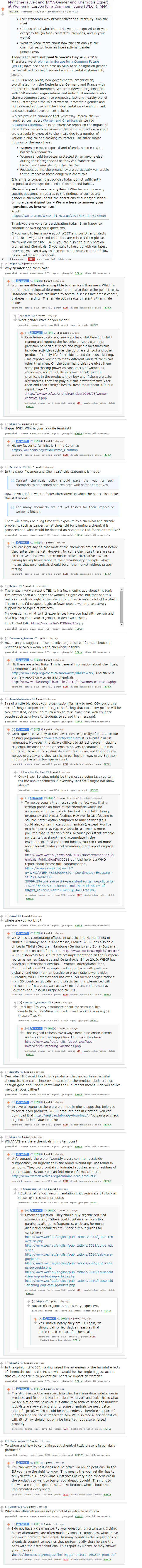 Reddit AMA transcript